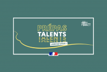 Visuel de la campagne Prépas Talents 2023